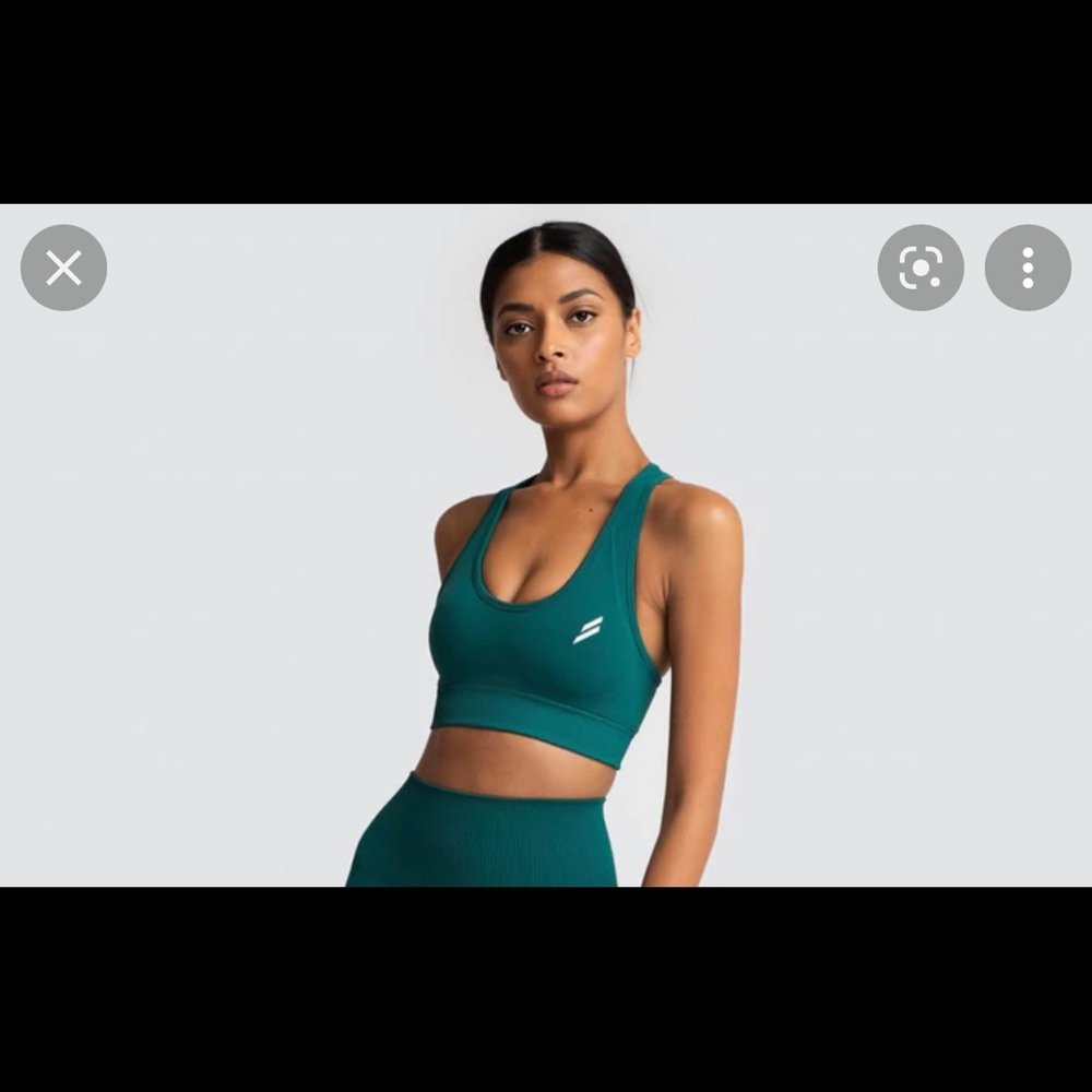 Hyperflex Seamless Crop - Forest Green - S